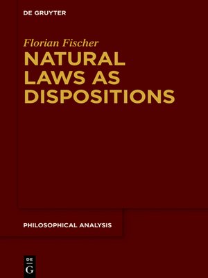 cover image of Natural Laws as Dispositions